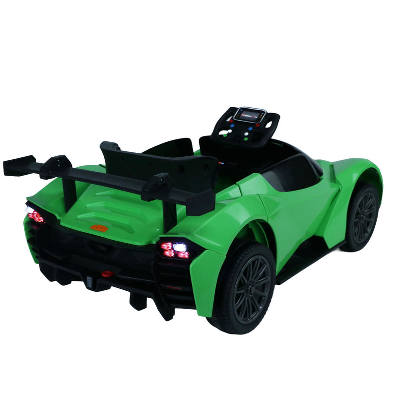 Load image into Gallery viewer, Remote Control Electric Ride-On Car with MP3 Player and LED Lights - Green
