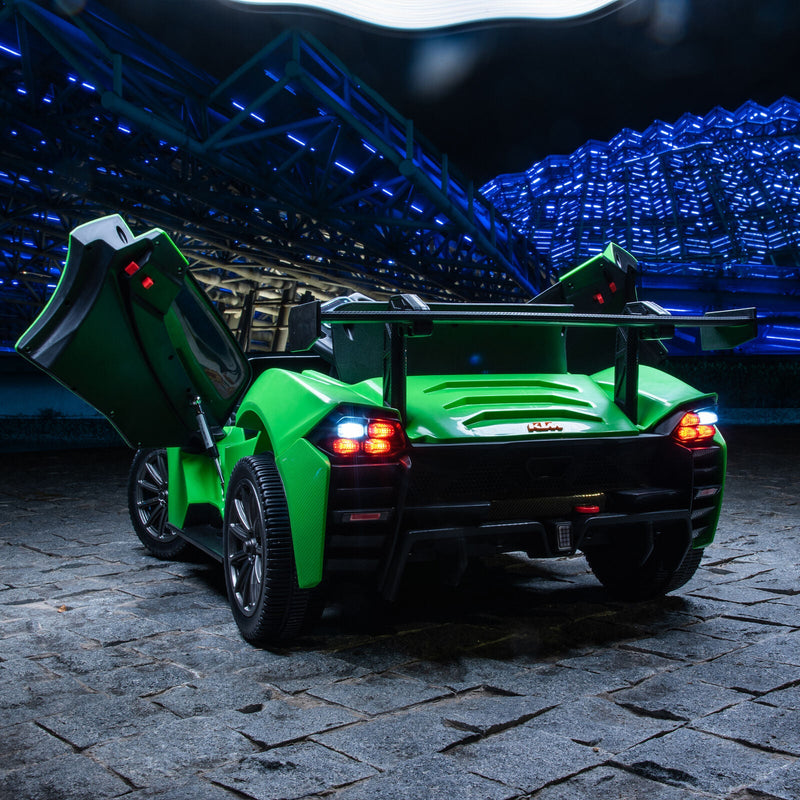 Load image into Gallery viewer, Remote Control Electric Ride-On Car with MP3 Player and LED Lights - Green
