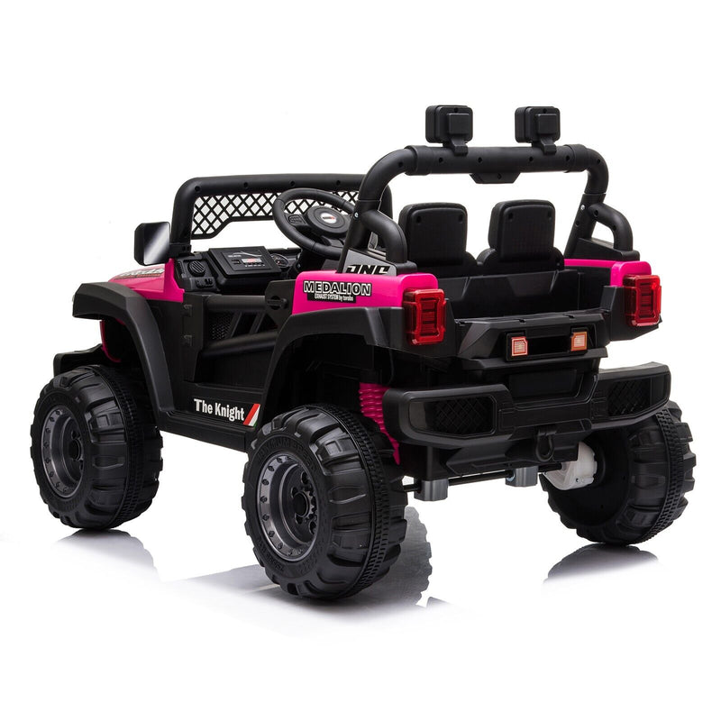 Load image into Gallery viewer, Remote Control Off-Road Truck Toy with LED Lights and Dual Drive - 12V Battery Powered
