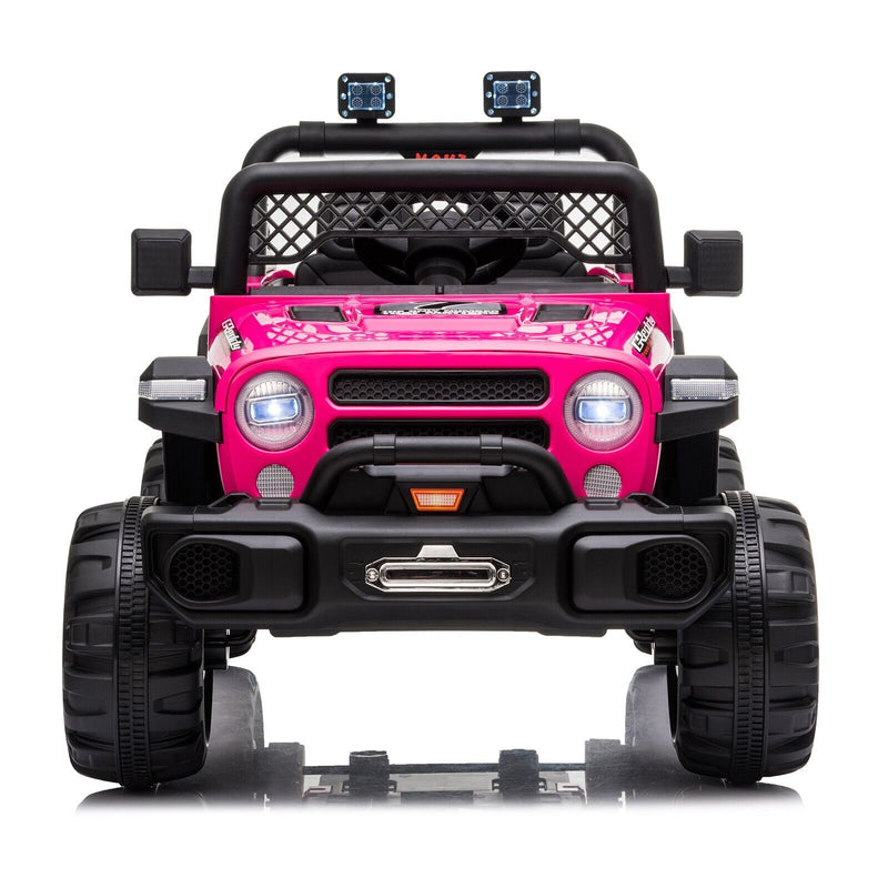Load image into Gallery viewer, Remote Control Off-Road Truck Toy with LED Lights and Dual Drive - 12V Battery Powered
