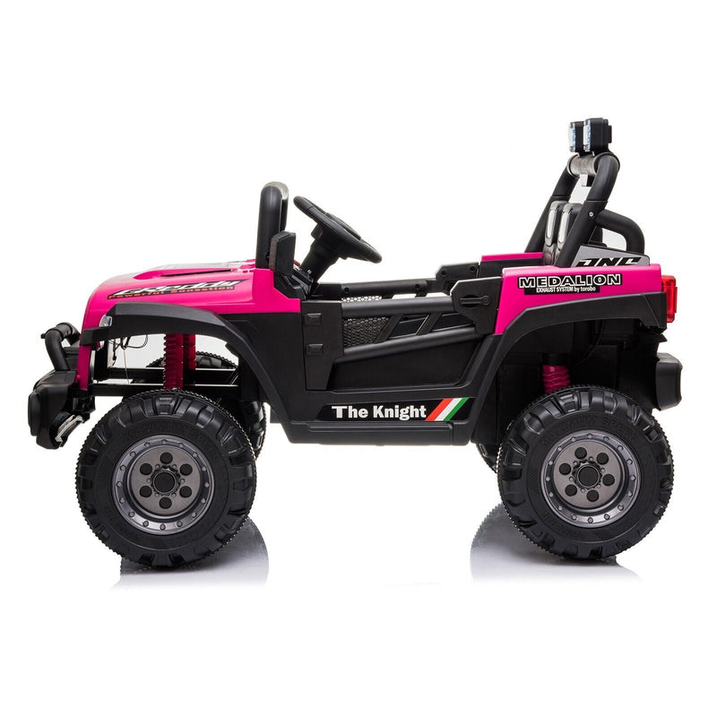 Load image into Gallery viewer, Remote Control Off-Road Truck Toy with LED Lights and Dual Drive - 12V Battery Powered
