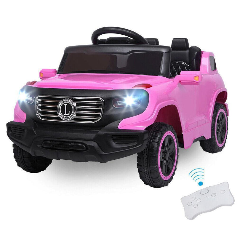 Load image into Gallery viewer, Remote Control Pink Ride On Car Truck for Girls with 3 Speeds and Light Features
