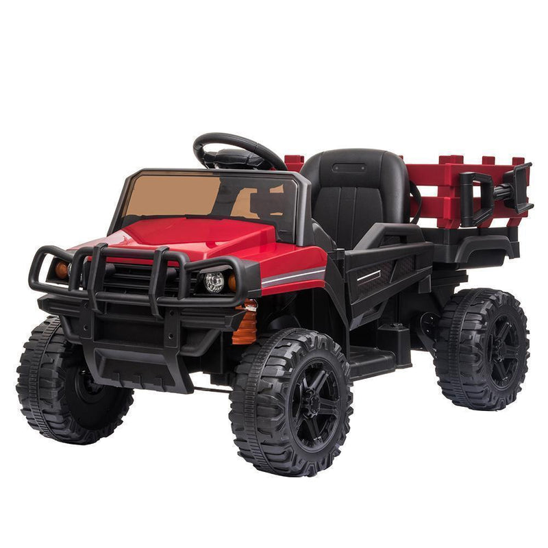 Load image into Gallery viewer, Remote Control Ride-On Tractor with Detachable Trailer for Kids
