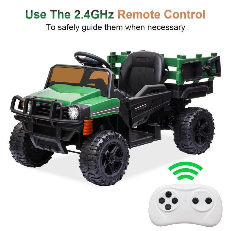 Load image into Gallery viewer, Remote Control Ride-On Tractor with Detachable Trailer for Kids
