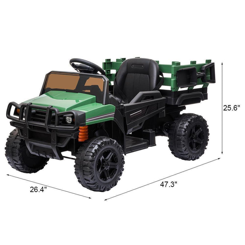 Load image into Gallery viewer, Remote Control Ride-On Tractor with Detachable Trailer for Kids
