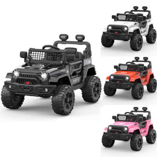 Load image into Gallery viewer, Remote Control Ride-On Truck with Bluetooth, LED Lights, and 2 Speeds for Kids
