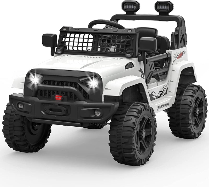 Load image into Gallery viewer, Remote Control Ride-On Truck with Bluetooth, LED Lights, and 2 Speeds for Kids
