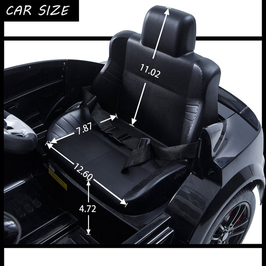 Remote Controlled Electric Car for Kids - Smooth Start, 12V Ride-On Toy