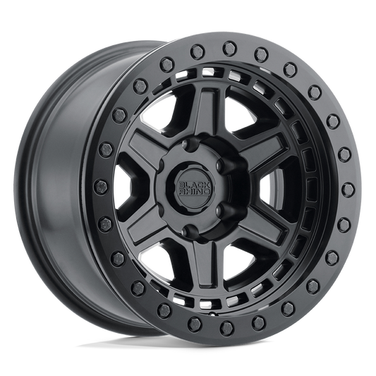 Black Rhino Hard Alloys Reno Matte Black W/ Brass Bolts