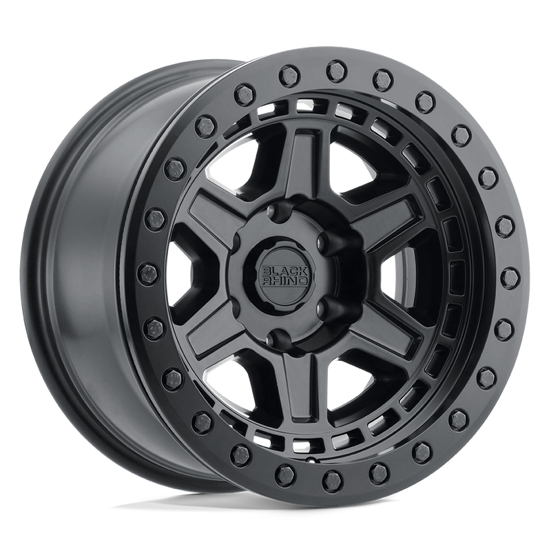 Load image into Gallery viewer, Black Rhino Hard Alloys Reno Matte Black W/ Brass Bolts
