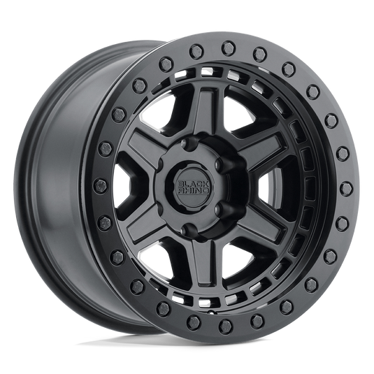 Black Rhino Hard Alloys Reno Matte Black W/ Brass Bolts