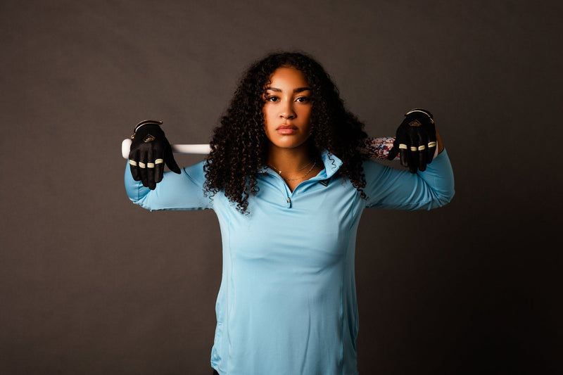 Load image into Gallery viewer, Resilient Championship Fastpitch Batting gloves - Black and Gold
