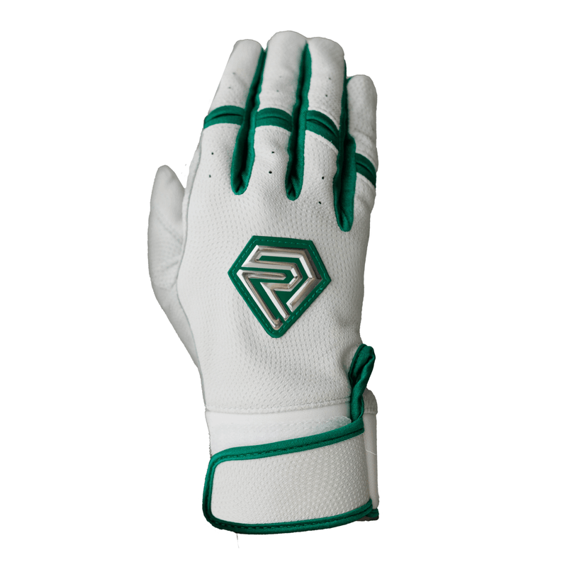 Load image into Gallery viewer, Resilient Championship Fastpitch Batting gloves - White and Green
