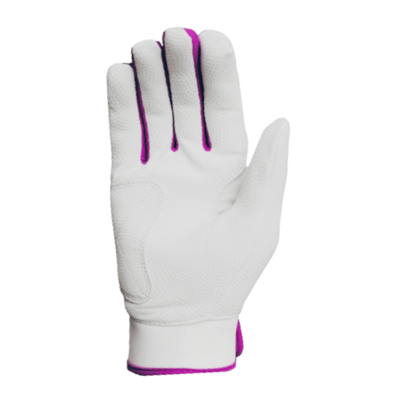 Load image into Gallery viewer, Resilient Championship Fastpitch Batting gloves - White and Purple
