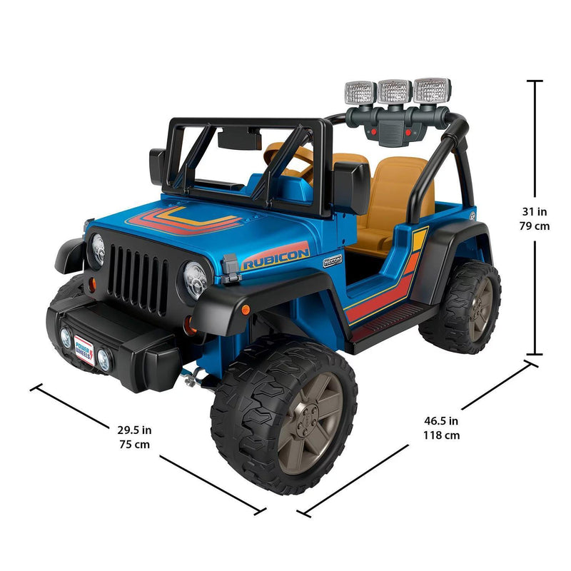 Load image into Gallery viewer, Retro Jeep Wrangler 12-Volt Ride-On by Power Wheels
