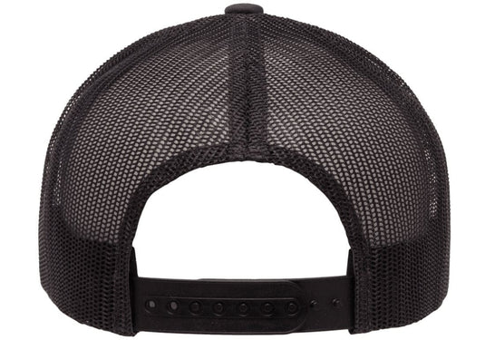 Retro Snapback Trucker Flexfit Cap Charcoal