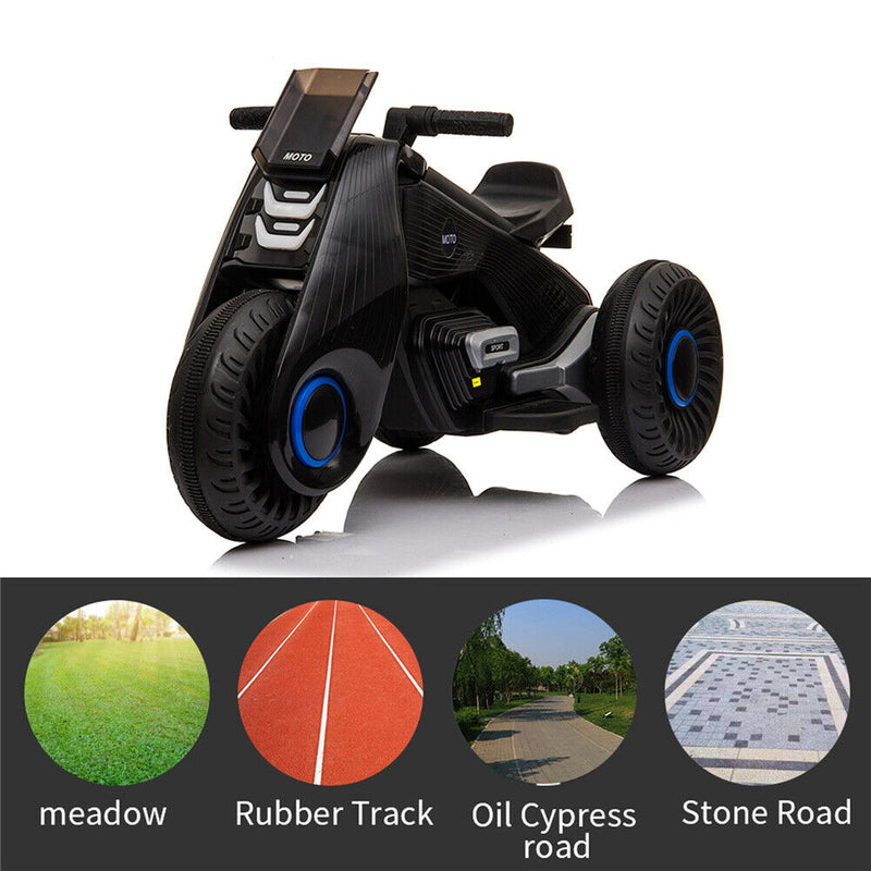 Load image into Gallery viewer, Rev Up the Fun: 6V Electric Ride-On Motor Bike for Kids with Double Drive and Music - 3 Wheels
