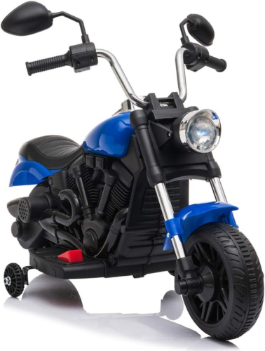 Load image into Gallery viewer, Rev Up the Fun: 6V Ride-On Motorcycle for Kids with Training Wheels
