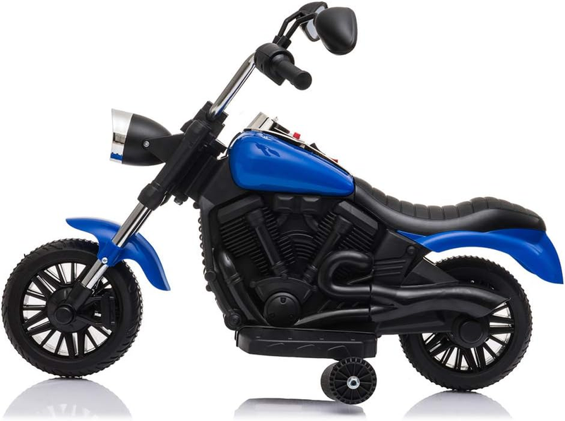 Load image into Gallery viewer, Rev Up the Fun: 6V Ride-On Motorcycle for Kids with Training Wheels
