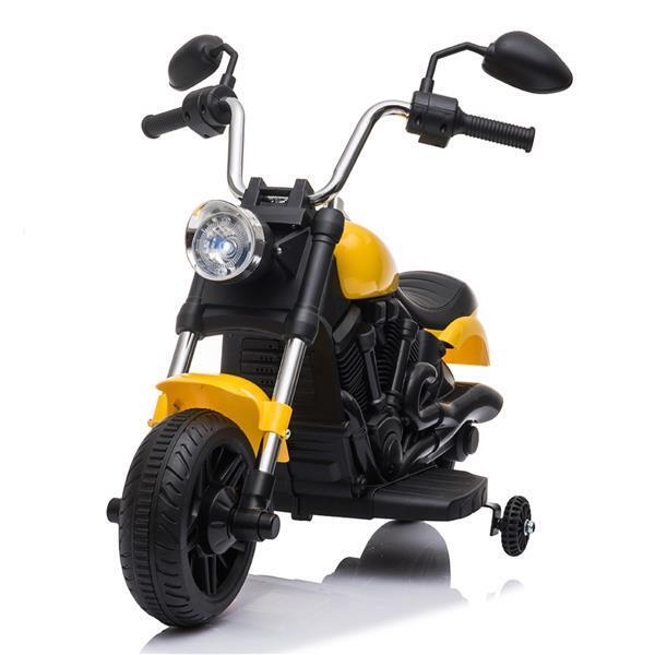 Load image into Gallery viewer, Rev Up the Fun: Electric Ride-On Motorcycle Toy with Headlights and Training Wheels for Kids

