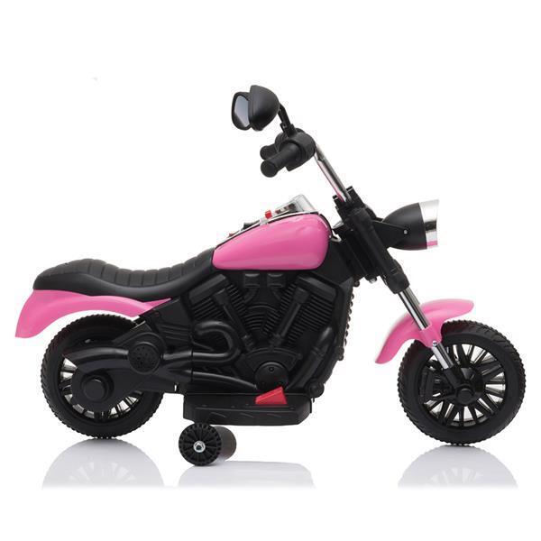 Load image into Gallery viewer, Rev Up the Fun: Electric Ride-On Motorcycle Toy with Headlights and Training Wheels for Kids
