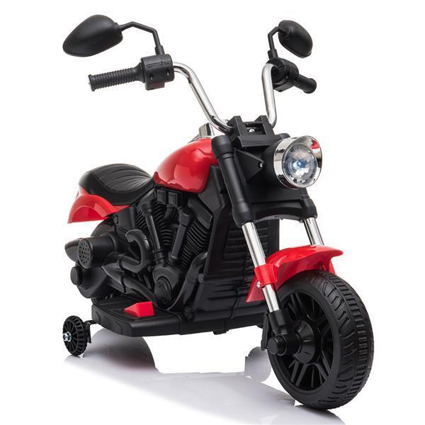 Load image into Gallery viewer, Rev Up the Fun: Electric Ride-On Motorcycle Toy with Headlights and Training Wheels for Kids
