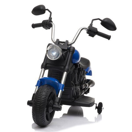 Rev Up the Fun: Electric Ride-On Motorcycle Toy with Headlights and Training Wheels for Kids