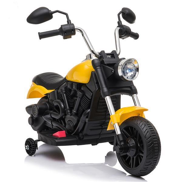 Load image into Gallery viewer, Rev Up the Fun: Electric Ride-On Motorcycle Toy with Headlights and Training Wheels for Kids
