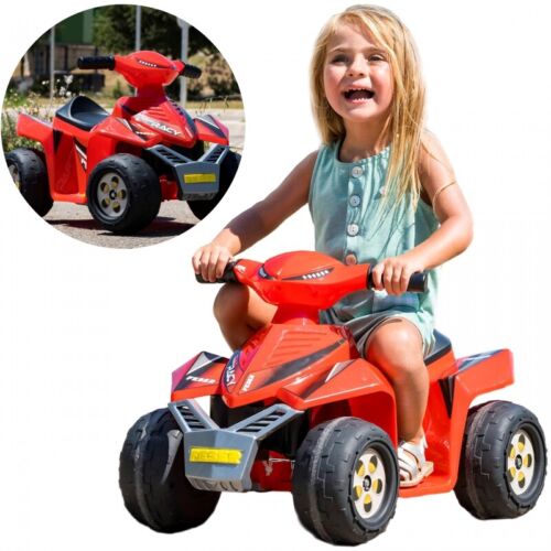 Rev Up the Fun with FEBER 6V Racy Quad Battery Ride-On
