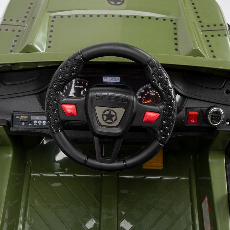 Load image into Gallery viewer, Rev up the Fun with Huffy Fortress 12V Ride-On Truck Toy - Perfect for Ages 3-6 with Real Suspension &amp; Lights!
