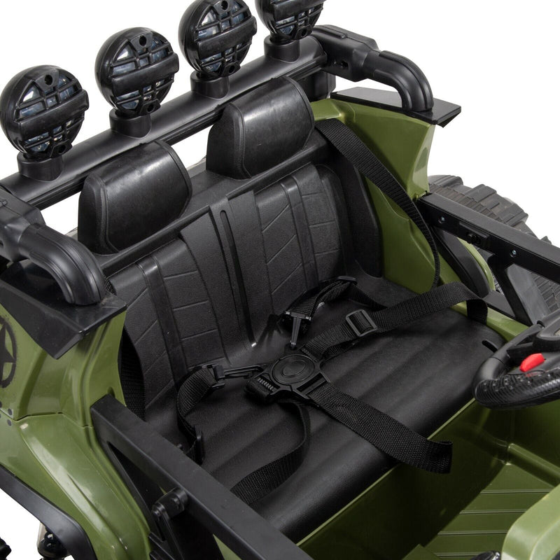 Load image into Gallery viewer, Rev up the Fun with Huffy Fortress 12V Ride-On Truck Toy - Perfect for Ages 3-6 with Real Suspension &amp; Lights!
