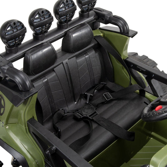 Rev up the Fun with Huffy Fortress 12V Ride-On Truck Toy - Perfect for Ages 3-6 with Real Suspension & Lights!