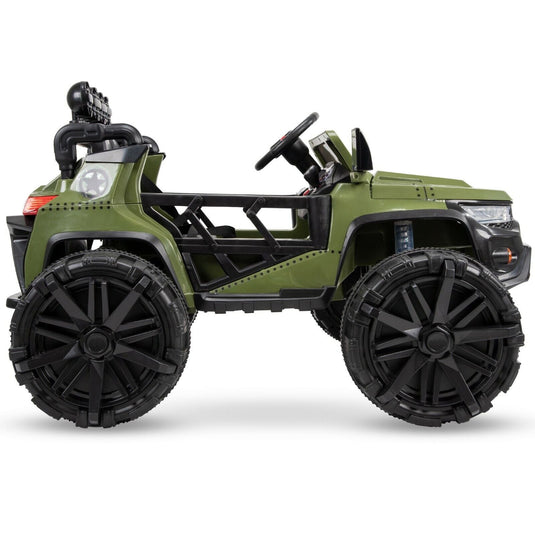 Rev up the Fun with Huffy Fortress 12V Ride-On Truck Toy - Perfect for Ages 3-6 with Real Suspension & Lights!