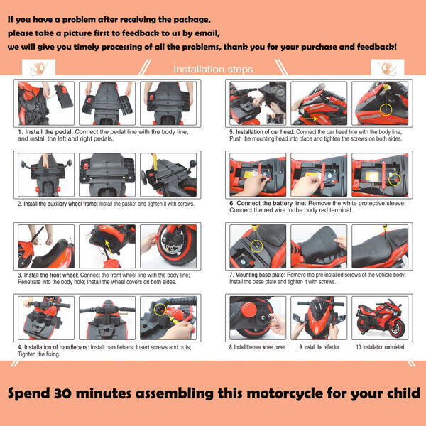 Load image into Gallery viewer, Rev Up the Fun with Our 12V Electric Motorcycle Toy for Kids - 2 Wheels of Excitement!
