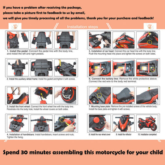 Rev Up the Fun with Our 12V Electric Motorcycle Toy for Kids - 2 Wheels of Excitement!