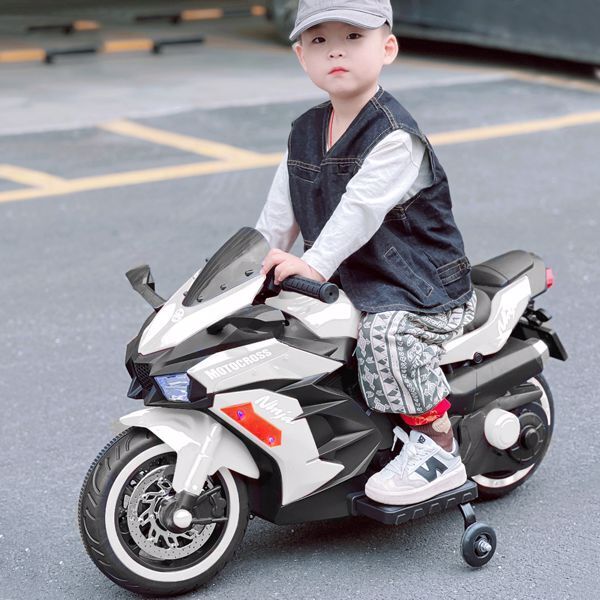Load image into Gallery viewer, Rev Up the Fun with Our 12V Electric Motorcycle Toy for Kids - 2 Wheels of Excitement!

