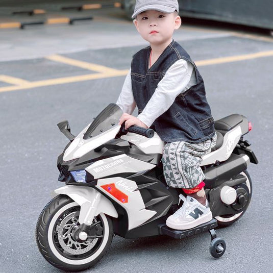 Rev Up the Fun with Our 12V Electric Motorcycle Toy for Kids - 2 Wheels of Excitement!