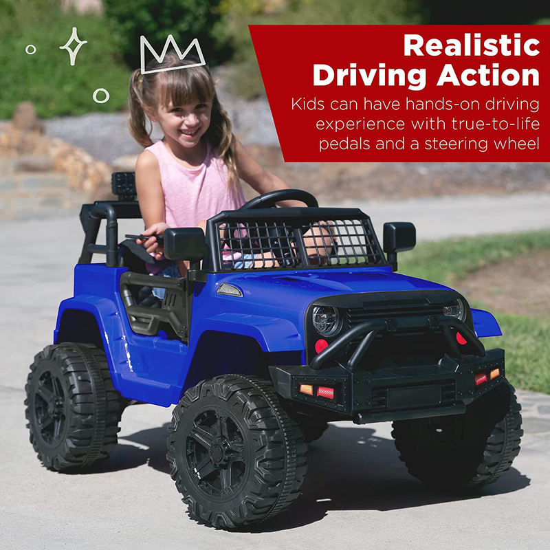 Load image into Gallery viewer, Rev Up the Fun with Our 12V Kids Ride On Truck Car and Parent Remote Control!
