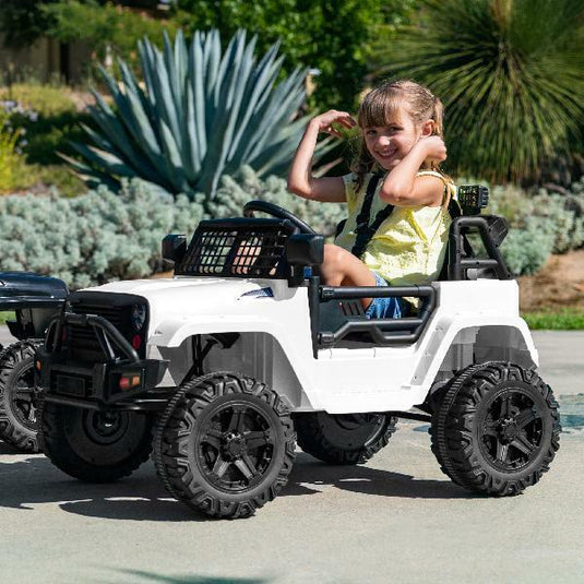Rev Up the Fun with Our 12V Kids Ride-On Truck Car - Includes Parent Remote Control!