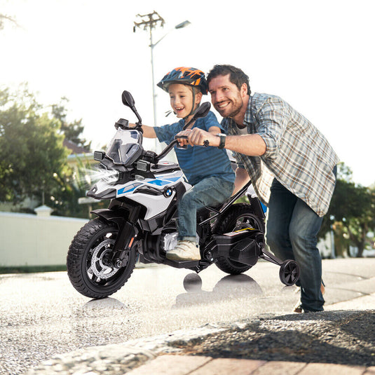 Rev Up the Fun with Our 12V Ride On Police Motorcycle for Kids - Featuring 2 Speeds, Music, and LED Lights!