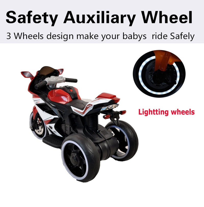 Load image into Gallery viewer, Rev Up the Fun with Our 6V Electric Ride-On Motorcycle for Kids - Featuring One-Button Start and Music Function!
