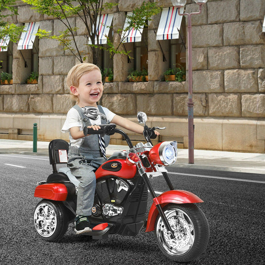 Rev Up the Fun with Our 6V Kids Chopper Motorcycle Trike in Red!