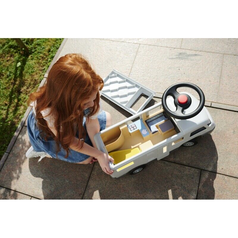 Load image into Gallery viewer, Rev Up the Fun with Our Ride-On Camper Car for Kids - Featuring Realistic Sound Effects!

