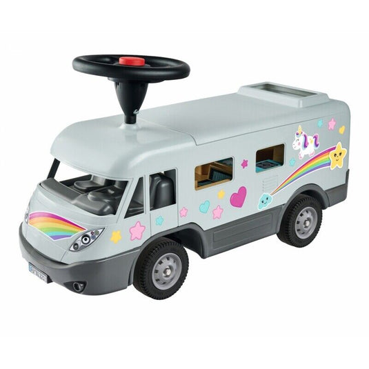 Rev Up the Fun with Our Ride-On Camper Car for Kids - Featuring Realistic Sound Effects!