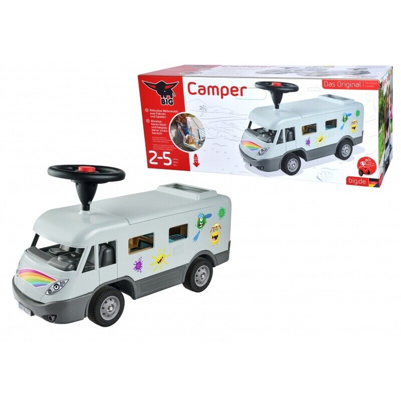 Load image into Gallery viewer, Rev Up the Fun with Our Ride-On Camper Car for Kids - Featuring Realistic Sound Effects!
