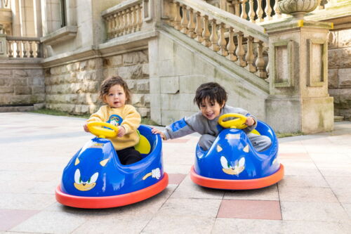 Load image into Gallery viewer, Rev up the Fun with Sonic The Hedgehog 6V Bumper Car - Battery Powered Ride on Toy with Remote for Kids
