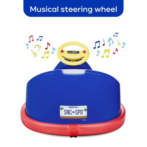 Rev up the Fun with Sonic The Hedgehog 6V Bumper Car - Battery Powered Ride on Toy with Remote for Kids