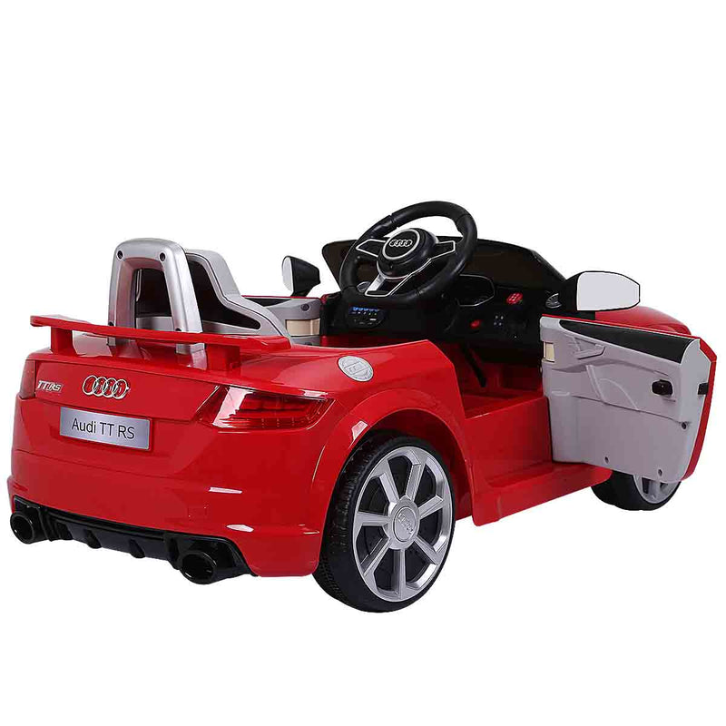 Load image into Gallery viewer, Rev Up the Fun with the 12V Electric Audi TT RS Mini Ride-On Car for Kids - Includes Remote and MP3 Compatibility!
