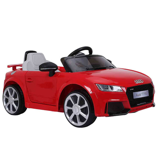 Rev Up the Fun with the 12V Electric Audi TT RS Mini Ride-On Car for Kids - Includes Remote and MP3 Compatibility!