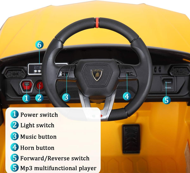 Load image into Gallery viewer, Rev Up the Fun with the 12V Licensed Lamborghini Urus Kids Ride-On Car - Electric Motorized Vehicle for Endless Adventures!
